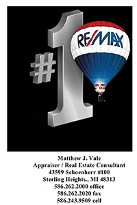 Matthew J. Vale Appraiser/Real Estate Consultant